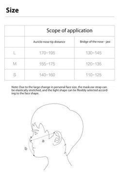 Маска против смога Breathlite KN95 Smartmi, размер L