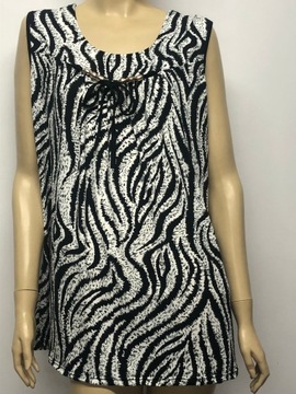Letnia bluzka damska tunikowa 3XL/4XL