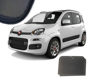 Zasłonki przeciwsłoneczne na wymiar do Fiat Panda III, od 2011
