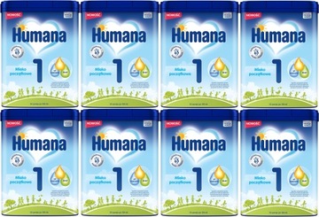 HUMANA 1 HMO MLEKO POCZĄTKOWE OD URODZENIA 750G x8