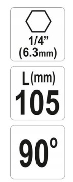 ДЕРЖАТЕЛЬ БИТ УГЛОВОЙ ОТВЕРТКИ 1/4