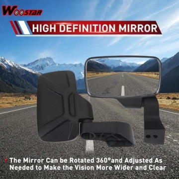 WOOSTAR Боковое зеркало с проставками, винты UTV Polaris