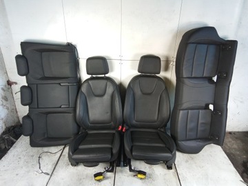 K982 FOTELE KANAPA OPEL INSIGNIA B HB UK CZARNA SKÓRA