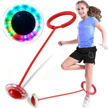 HULA HOP NA NOGĘ Skakanka Dla Dzieci LED Skipper