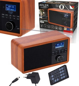 Radio sieciowe DAB+ FM Adler AD 1184 BT 5.0 15W