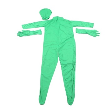 NIEWIDZIALNY STRÓJ ZIELONY GREEN SCREEN 160CM