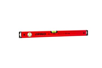 POZIOMICA PRO600 CZERWONA 60cm Z MAGNESAMI PROFESJONALNA