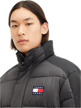 TOMMY HILFIGER KURTKA MĘSKA BADGE PUFFER BLACK rXL