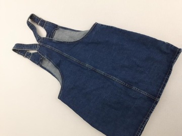 DENIM CO jeansowa SUKIENKA OGRODNICZKA wygodna MODNA _ 38