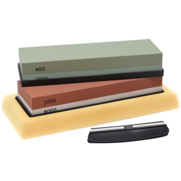 ВОДЯНОЙ КАМЕНЬ ДВУХСТОРОННЯЯ ТОЧИЛКА ДЛЯ ЗАТОЧКИ НОЖЕЙ 400 1000 3000 8000