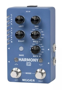 MOOER HARMONY X2 DUAL CHANNEL HARMONY EFFECTS PEDAL EFEKT GITAROWY