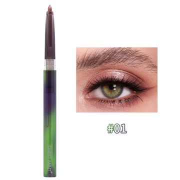 Błyszczący diamentowy eyeliner w ołówku w kolorze zielonego złota i fioletu