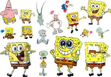 Tymczasowe Tatuaże Dla Dzieci Spongebob