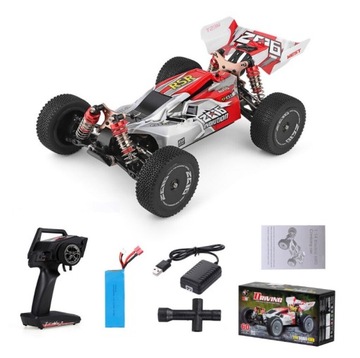 SAMOCHÓD ZDALNIE STEROWANY RC WLTOYS Buggy 144001 4WD 2.4GHz 1:14 60km/h