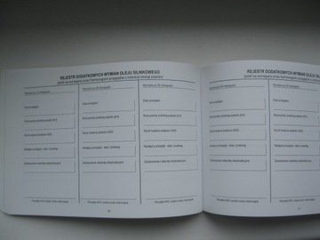 Сервисная книжка KIA 2015 Польша