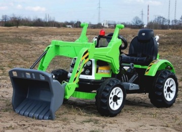 АККУМУЛЯТОРНЫЙ ТРАКТОР 12 В С ПОДВИЖНЫМ ЭКСКАВАТОРОМ 2x45 Вт