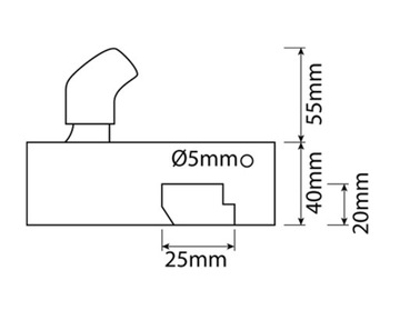 Замок двери левый трактора Deutz Fendt 04386521