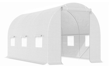 TUNEL OGRODOWY FOLIOWY SZKLARNIA 4x2,5m 10m2 RURKI 25mm