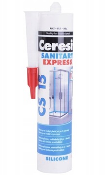 SILIKON SANITARNY CERESIT CS15 EXPRESS BIAŁY 280ML