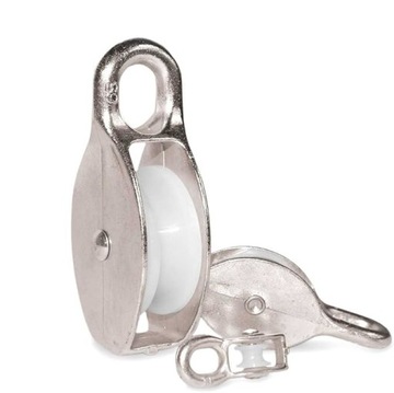 Bloczek do liny lin pojedynczy 20 mm budowlany, na jacht