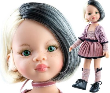 LALA W UBRANKACH KOLOROWE WŁOSY ŚLICZNA PAOLA 32CM