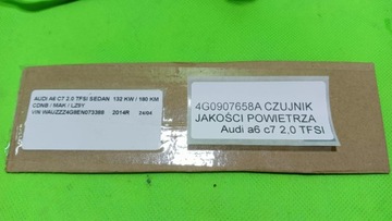 AUDI A6 C7 РАЗЪЕМ ДАТЧИКА КАЧЕСТВА ВОЗДУХА ФУНКЦИОНАЛЬНЫЙ 14R