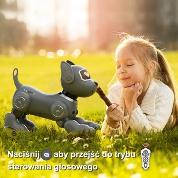ИНТЕРАКТИВНЫЙ РОБОТ-СОБАКА ИГРУШКА С ДИСТАНЦИОННЫМ УПРАВЛЕНИЕМ, ПРОГРАММИРУЕМЫЕ С 20+ ФУНКЦИЯМИ