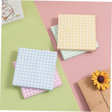 4 блокнота с липкими блокнотами для записи сообщений, нелипкие