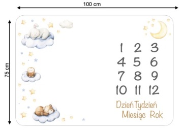 Foto kocyk dla chłopca noworodka biały 2 ramki