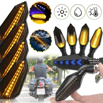 4X KIERUNKOWSKAZ LED MOTOCYKLA QUADA SKUTERA ENDURO - Prezent