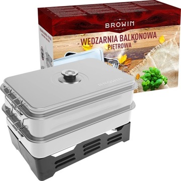XL Balcony Smokehouse с регулировкой емкости