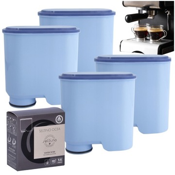 4x Filtr do ekspresu Philips 4300 LatteGo Wkłady filtrujące Seltino Ocea