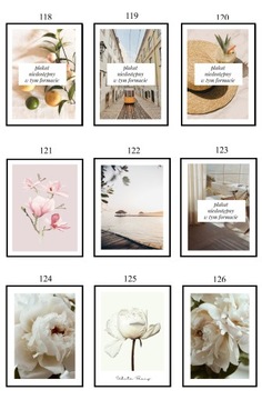 ПОСТЕР 50x70 ВЕСЕННЯЯ подборка из 100 ДИЗАЙНОВ eviero B2 цветы пейзажи природа бохо