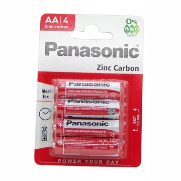 Bateria cynkowo-węglowa Panasonic AA (R6) 4 szt.