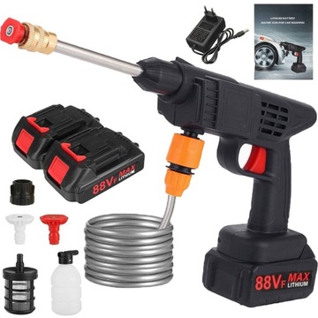 AKUMULATOROWA MYJKA CIŚNIENIOWA BEZPRZEWODOWA 1500W SKRZYNIA 2x AKU 88VF