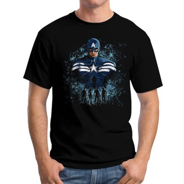 Koszulka Męska Marvel Avengers Kapitan S
