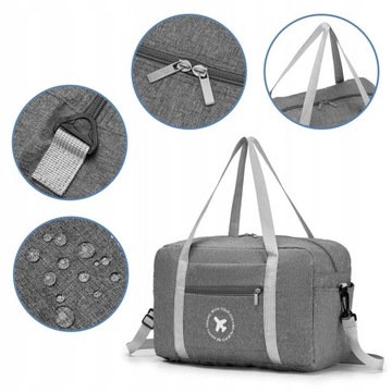 СУМКА ДЛЯ САМОЛЕТА RYANAIR 40x20x25см СЕРАЯ