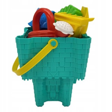 НАБОР ПЕСКА БОЛЬШОЙ, ВЕДРО С ЗАМКОМ, 6 шт.