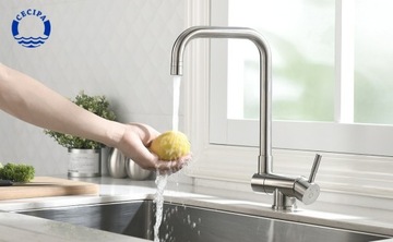 Смеситель для кухни стоячий, под окном, складной, 70 мм