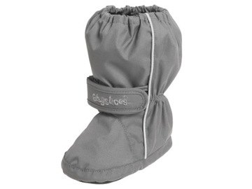 PLAYSHOES 194001 BUCIKI ZIMOWE NIEMOWLĘCE NIECHODKI SZARE R 18/19