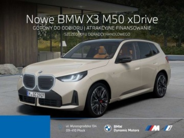 BMW 2026 BMW X3 M M50 xDrive 398 KM mHEV - Gotowy do Odbioru - Kamera 360 - Hak 3.0
