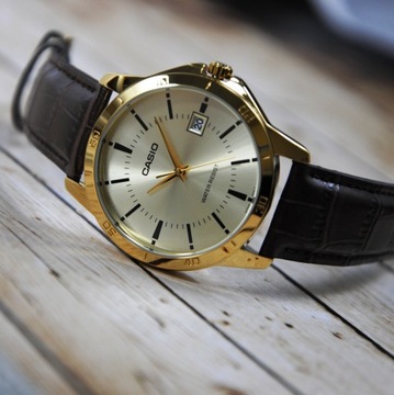 ЧАСЫ МУЖСКИЕ CASIO MTP-V004GL 9A (zd046c) + КОРОБКА + ГРАВИРОВКА