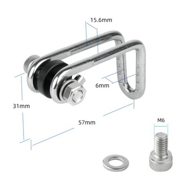 Центральная вилка держателя велосипедного фонаря