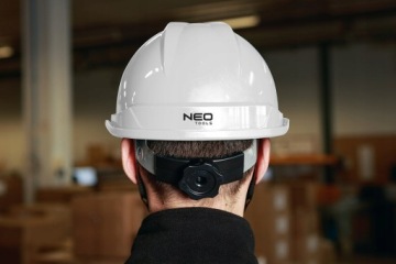 NEO ШЛЕМ, ЗАЩИТНЫЙ ШЛЕМ ДЛЯ СТРОИТЕЛЬНЫХ РАБОТ, БЕЛЫЙ