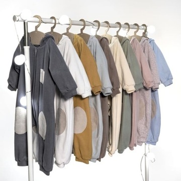 Привет, маленький год -круглосуточный комбинезон с капюшоном Tog 2.0 негабаритный Boho Dark P