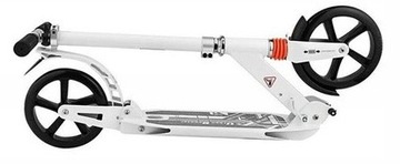 БОЛЬШОЙ ГОРОДСКОЙ СКУТЕР С 2 АМОРТИЗАТОРАМИ, БЕЛЫЙ