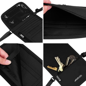 СУМКА ДЛЯ ДОКУМЕНТОВ НА ШЕЮ С БЛОКИРОВКОЙ RFID