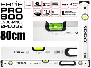 Poziomnica PRO800 Endurance 2Plus2 80cm 2% spadku