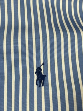 Ralph Lauren koszula men SlimFit blue logo 41 XL