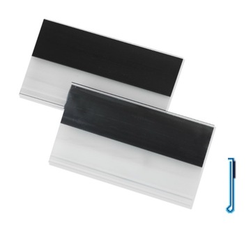 KIESZENIE ETYKIETY MAGNETYCZNE 39X75 MM - 10 SZT